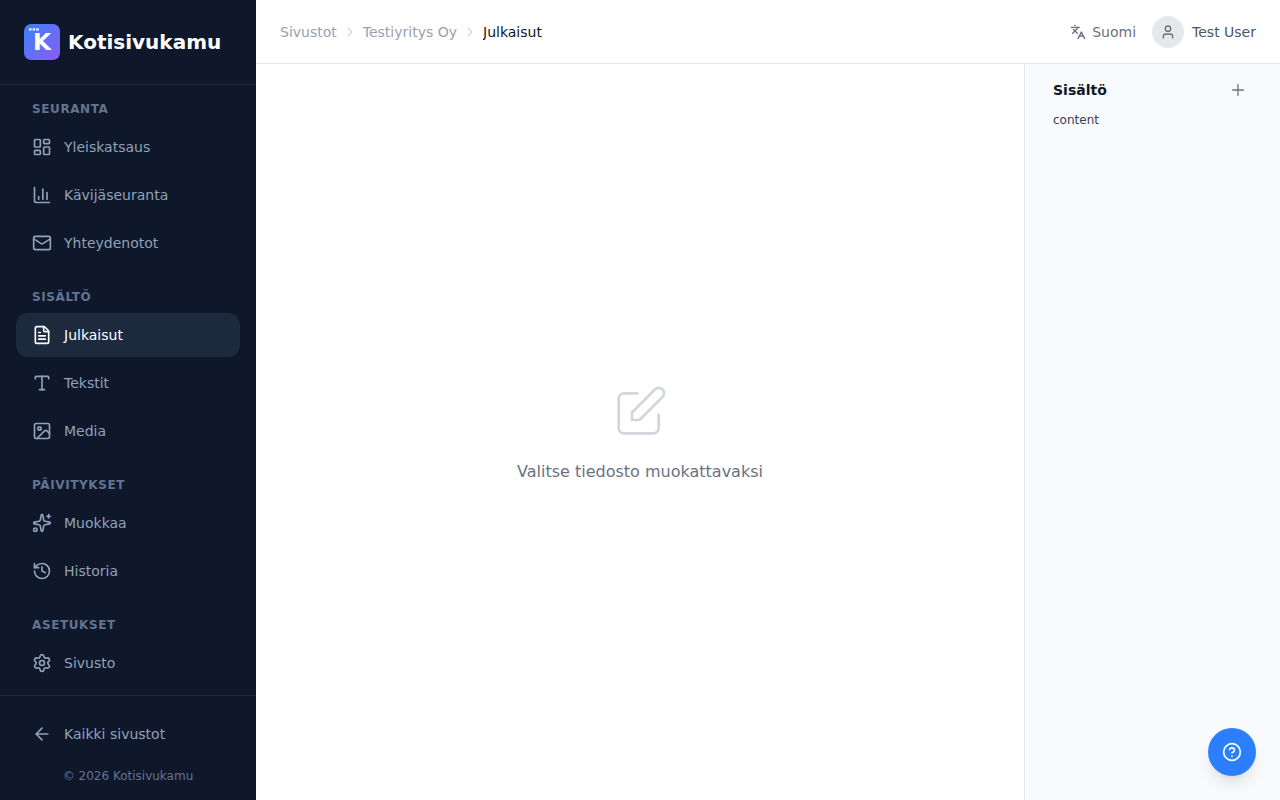 Posts list